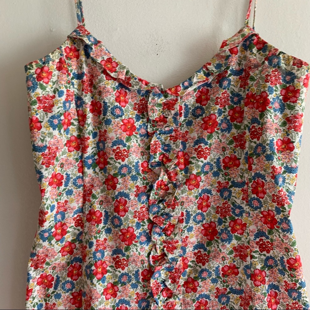 Ralph Lauren Calico Floral Sleeveless Sun Dress size 10 - Picture 5 of 7